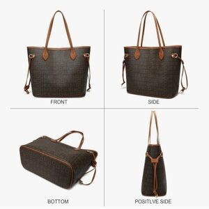 New * Top Handle Satchel Large Capacity Classic Shoulder Bag